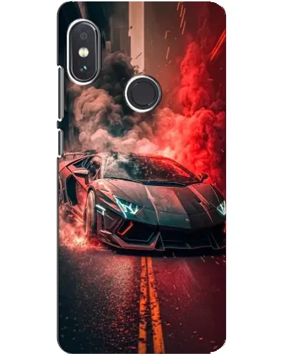 Чохол для Xiaomi Redmi Note 5 з картинкою «Lamborghini червоний дим» Чохол для Xiaomi Redmi Note 5 з картинкою «Lamborghini червоний дим»