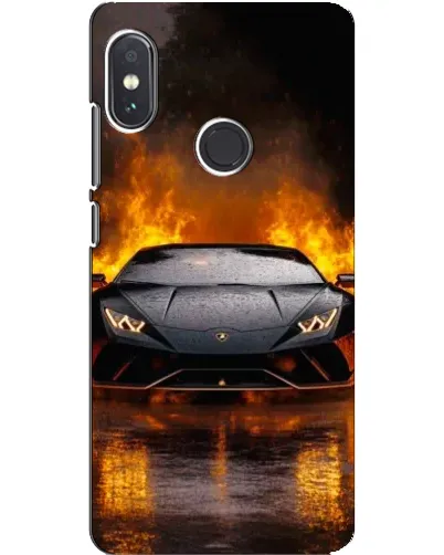 Чохол для Xiaomi Redmi Note 5 з картинкою «Lamborghini у вогні» Чохол для Xiaomi Redmi Note 5 з картинкою «Lamborghini у вогні»