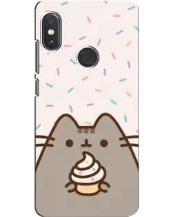 Чохол для Xiaomi Redmi Note 5 з картинкою «Пушин з кексом» Чохол для Xiaomi Redmi Note 5 з картинкою «Пушин з кексом»