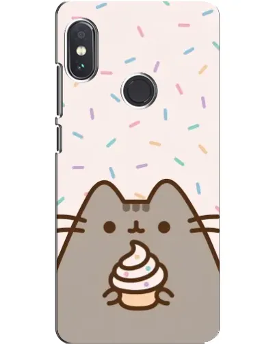 Чохол для Xiaomi Redmi Note 5 з картинкою «Пушин з кексом» Чохол для Xiaomi Redmi Note 5 з картинкою «Пушин з кексом»