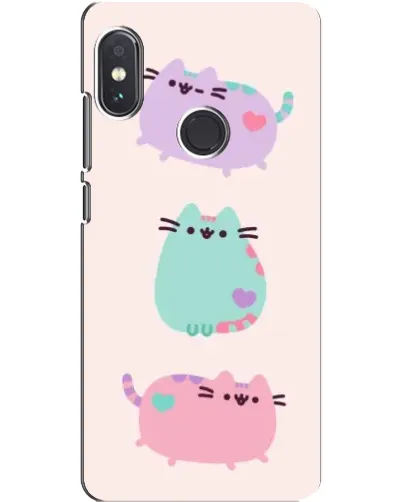 Чохол для Xiaomi Redmi Note 5 з картинкою «Pusheen тріо» Чохол для Xiaomi Redmi Note 5 з картинкою «Pusheen тріо»