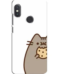 Чохол для Xiaomi Redmi Note 5 з картинкою «Пушин з печивом»