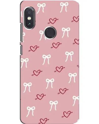 Чохол для Xiaomi Redmi Note 5 з картинкою «Серця та банти» Чохол для Xiaomi Redmi Note 5 з картинкою «Серця та банти»