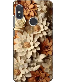 Чохол для Xiaomi Redmi Note 5 з картинкою «Бежевий флористичний декор» Чохол для Xiaomi Redmi Note 5 з картинкою «Бежевий флористичний декор»