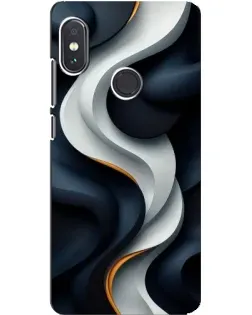 Чохол для Xiaomi Redmi Note 5 з картинкою «Об'ємні чорно-білі стрічки» Чохол для Xiaomi Redmi Note 5 з картинкою «Об'ємні чорно-білі стрічки»