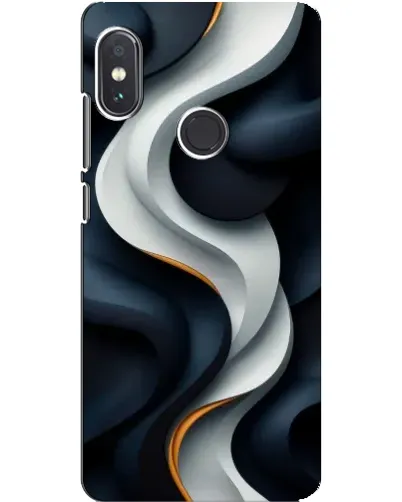 Чохол для Xiaomi Redmi Note 5 з картинкою «Об'ємні чорно-білі стрічки» Чохол для Xiaomi Redmi Note 5 з картинкою «Об'ємні чорно-білі стрічки»