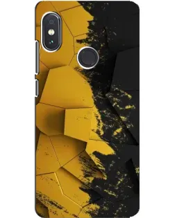 Чохол для Xiaomi Redmi Note 5 з картинкою «Золоті уламки геометрії»