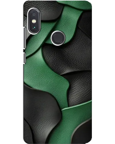 Чохол для Xiaomi Redmi Note 5 з картинкою «Зелені шкіряні хвилі» Чохол для Xiaomi Redmi Note 5 з картинкою «Зелені шкіряні хвилі»