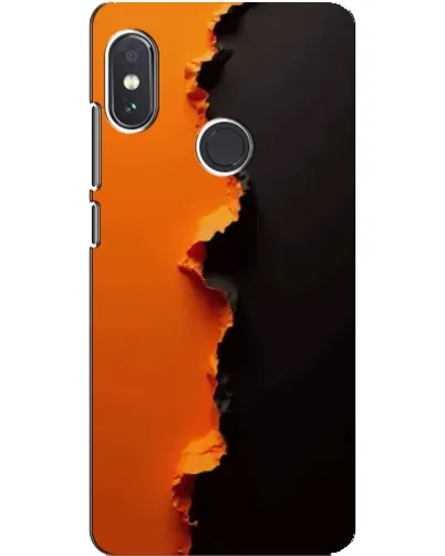 Чохол для Xiaomi Redmi Note 5 з картинкою «Помаранчевий розлом» Чохол для Xiaomi Redmi Note 5 з картинкою «Помаранчевий розлом»