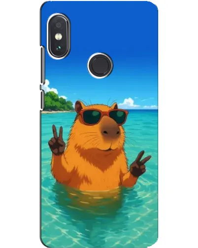Чохол для Xiaomi Redmi Note 5 з картинкою «Морська капібара» Чохол для Xiaomi Redmi Note 5 з картинкою «Морська капібара»