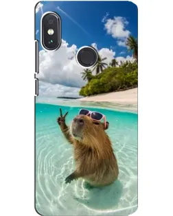 Чохол для Xiaomi Redmi Note 5 з картинкою «Капібара на морі» Чохол для Xiaomi Redmi Note 5 з картинкою «Капібара на морі»