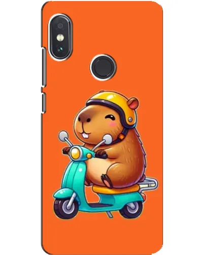 Чохол для Xiaomi Redmi Note 5 з картинкою «Капібара на скутері» Чохол для Xiaomi Redmi Note 5 з картинкою «Капібара на скутері»