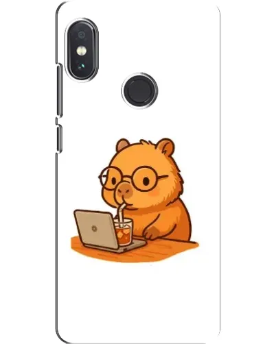 Чохол для Xiaomi Redmi Note 5 з картинкою «Капібара з ноутбуком» Чохол для Xiaomi Redmi Note 5 з картинкою «Капібара з ноутбуком»