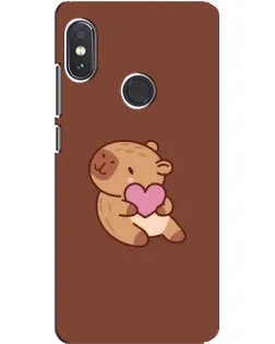 Чохол для Xiaomi Redmi Note 5 з картинкою «Капібара з серцем» Чохол для Xiaomi Redmi Note 5 з картинкою «Капібара з серцем»