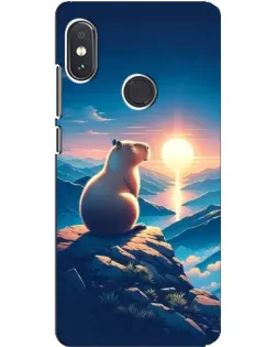 Чохол для Xiaomi Redmi Note 5 з картинкою «Захід сонця з капібарою» Чохол для Xiaomi Redmi Note 5 з картинкою «Захід сонця з капібарою»