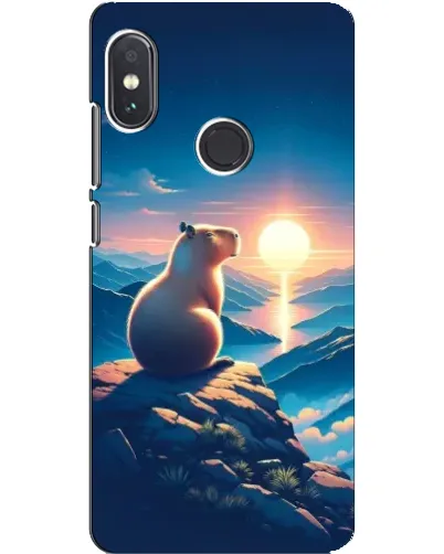 Чохол для Xiaomi Redmi Note 5 з картинкою «Захід сонця з капібарою» Чохол для Xiaomi Redmi Note 5 з картинкою «Захід сонця з капібарою»