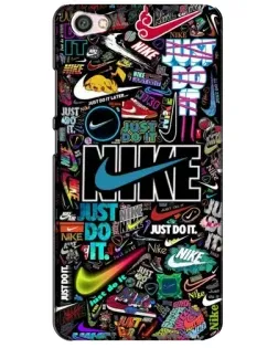 Чохол для Xiaomi Redmi Note 5A з картинкою «Яскравий колаж Nike»