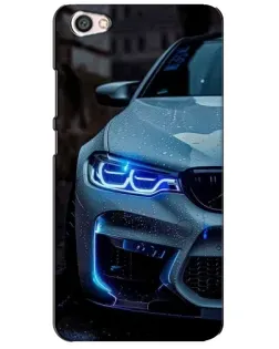 Чохол для Xiaomi Redmi Note 5A з картинкою «Погляд BMW з синіми фарами»