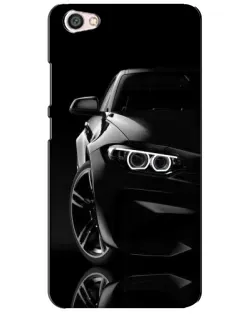 Чехол для Xiaomi Redmi Note 5A с картинкой «Черная BMW — профиль»