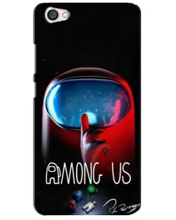 Чехол для Xiaomi Redmi Note 5A с картинкой «Красный импостер — макро»