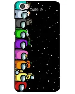 Чехол для Xiaomi Redmi Note 5A с картинкой «Команда Among Us»