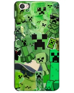 Чехол для Xiaomi Redmi Note 5A с картинкой «Криперы Minecraft»