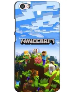 Чехол для Xiaomi Redmi Note 5A с картинкой «Minecraft классический мир»