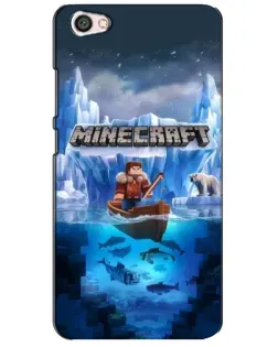 Чехол для Xiaomi Redmi Note 5A с картинкой «Minecraft ледяной мир»