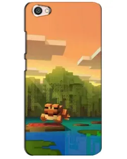 Чехол для Xiaomi Redmi Note 5A с картинкой «Майнкрафт закат солнца»