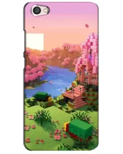 Чехол для Xiaomi Redmi Note 5A с картинкой «Розовое дерево Minecraft»