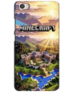Чехол для Xiaomi Redmi Note 5A с картинкой «Minecraft панорама»