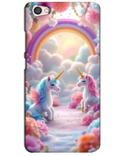 Чехол для Xiaomi Redmi Note 5A с картинкой «Радуга и единороги»