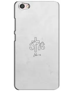 Чохол для Xiaomi Redmi Note 5A з картинкою «Івана 3:16 Хрест»