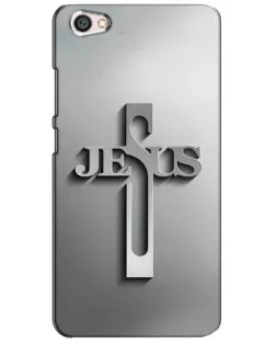 Чохол для Xiaomi Redmi Note 5A з картинкою «Металевий хрест Jesus»
