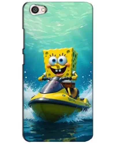 Чехол для Xiaomi Redmi Note 5A с картинкой «Спанч Боб на гидроцикле»