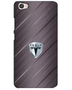 Чохол для Xiaomi Redmi Note 5A з картинкою «Металева текстура Tesla»