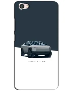 Чохол для Xiaomi Redmi Note 5A з картинкою «Сріблястий Cybertruck Tesla»