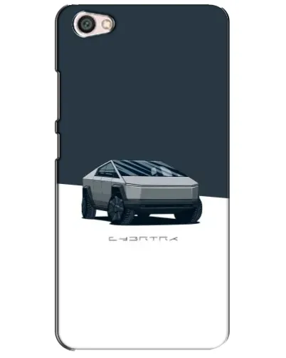 Чохол для Xiaomi Redmi Note 5A з картинкою «Сріблястий Cybertruck Tesla»