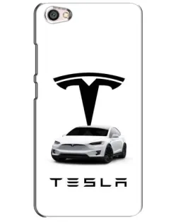Чохол для Xiaomi Redmi Note 5A з картинкою «Tesla White Style»