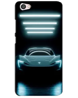 Чохол для Xiaomi Redmi Note 5A з картинкою «Tesla в неоні»
