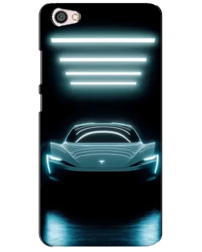 Чохол для Xiaomi Redmi Note 5A з картинкою «Tesla в неоні»