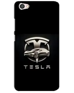 Чохол для Xiaomi Redmi Note 5A з картинкою «Tesla — срібне авто»