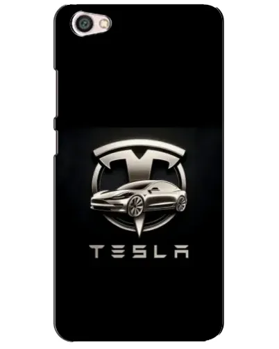 Чохол для Xiaomi Redmi Note 5A з картинкою «Tesla — срібне авто»
