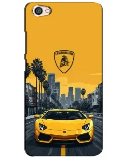 Чехол для Xiaomi Redmi Note 5A с картинкой «Желтый Lamborghini город»