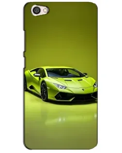 Чехол для Xiaomi Redmi Note 5A с картинкой «Салатовый Lamborghini Huracan»