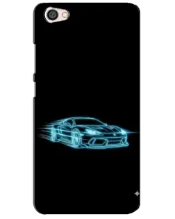 Чехол для Xiaomi Redmi Note 5A с картинкой «Неоновый контур Lamborghini»