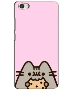 Чохол для Xiaomi Redmi Note 5A з картинкою «Pusheen та печиво»