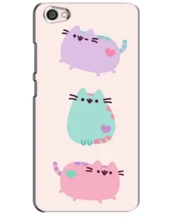 Чехол для Xiaomi Redmi Note 5A с картинкой «Pusheen трио» Чехол для Xiaomi Redmi Note 5A с картинкой «Pusheen трио»