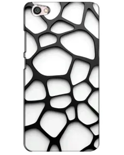 Чохол для Xiaomi Redmi Note 5A з картинкою «Біла об'ємна сітка»