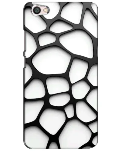 Чохол для Xiaomi Redmi Note 5A з картинкою «Біла об'ємна сітка»